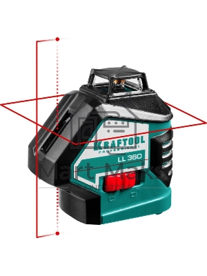 Уровни лазерные KRAFTOOL 34645 ''ll360'' 360 градусов 20м / 70м детектор