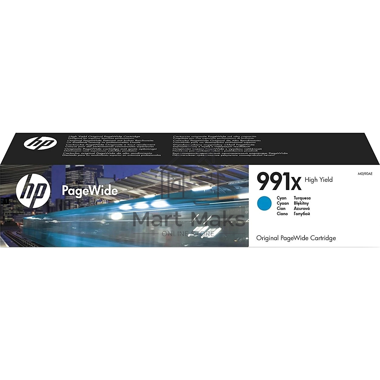 Картридж струйный HP 991X голубой PageWide Cartridge