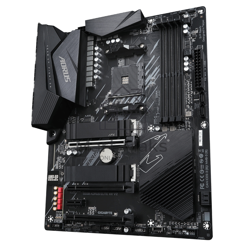 Материнская плата Gigabyte B650M AORUS ELITE AX, AM5, AMD B650, 4xDDR5, 4xSATA, 2xM.2, 1xPCI-E 5.0 x4, 1xPCI-E 4.0 x16, 1xHDMI, 1xDP, 1x 2.5Gb LAN, 4xUSB-A 2.0, 5xUSB-A 3.2 Gen 1, 2xUSB-A 3.2 Gen 2, 1xUSB-C 3.2 Gen 2, 2x3.5 мм, 7.1, Micro-ATX