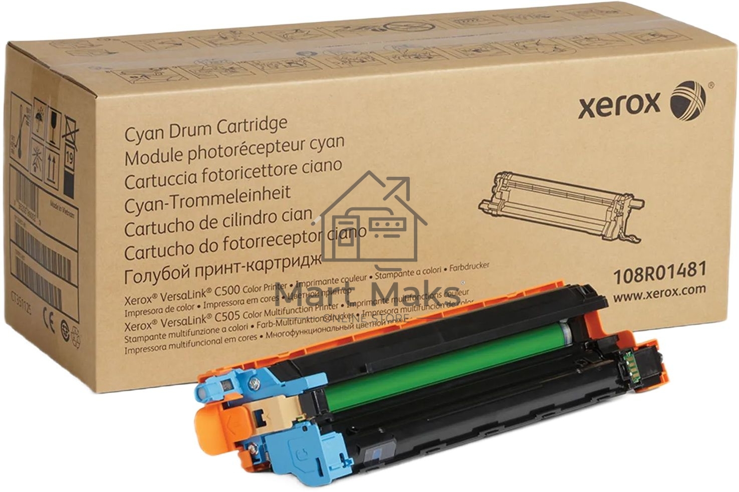Барабан XEROX 108R01481 голубой,cyan (40000 стр)для XEROX VersaLink C500/C505 (Channels)