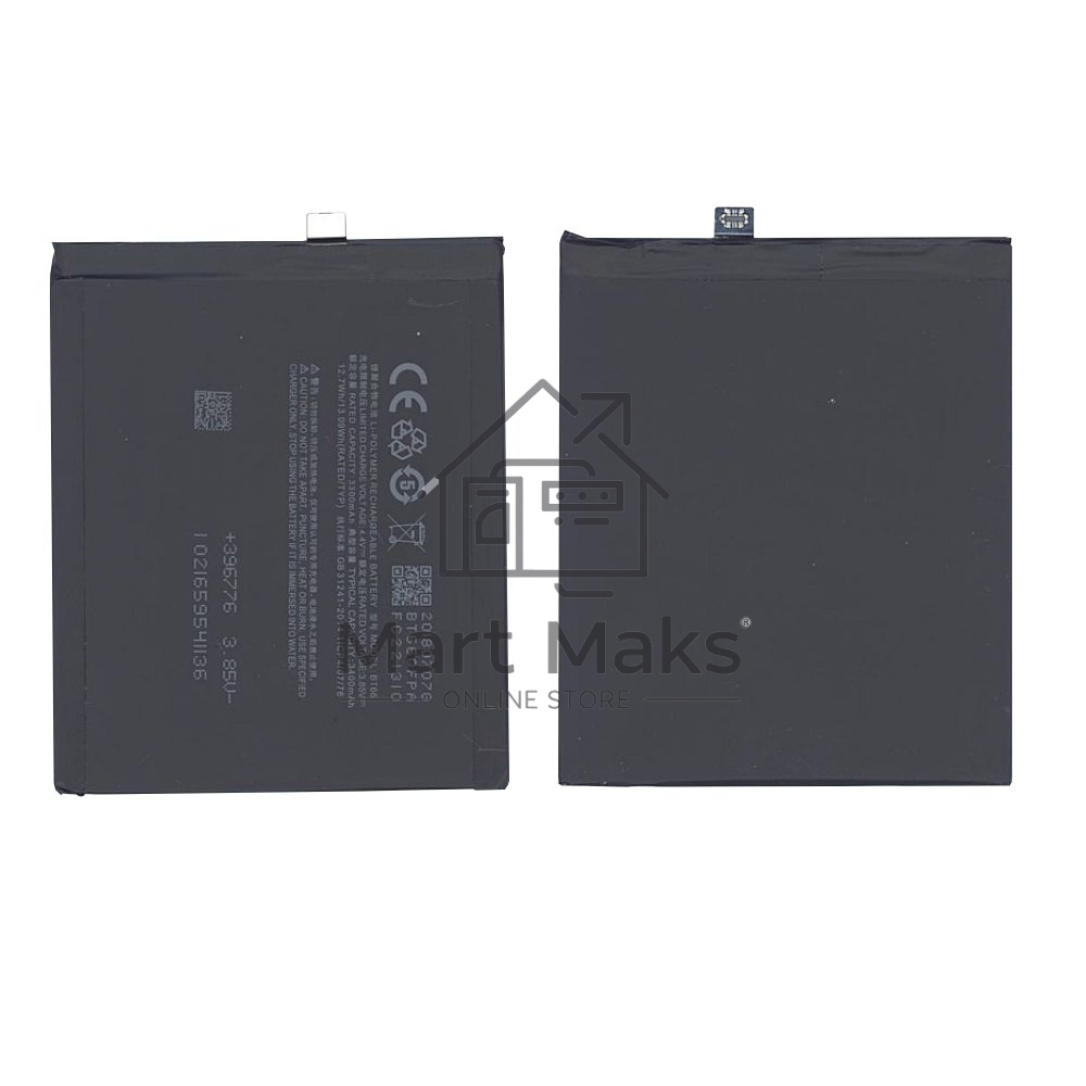 Аккумуляторная батарея BT66 для MeiZu Pro 6 Plus 3400mAh / 13.09Wh 3,85V
