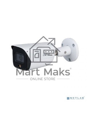 Видеокамера IP Dahua DH-IPC-HFW3249EP-AS-LED-0360B 3.6-3.6мм цветная корп.:белый