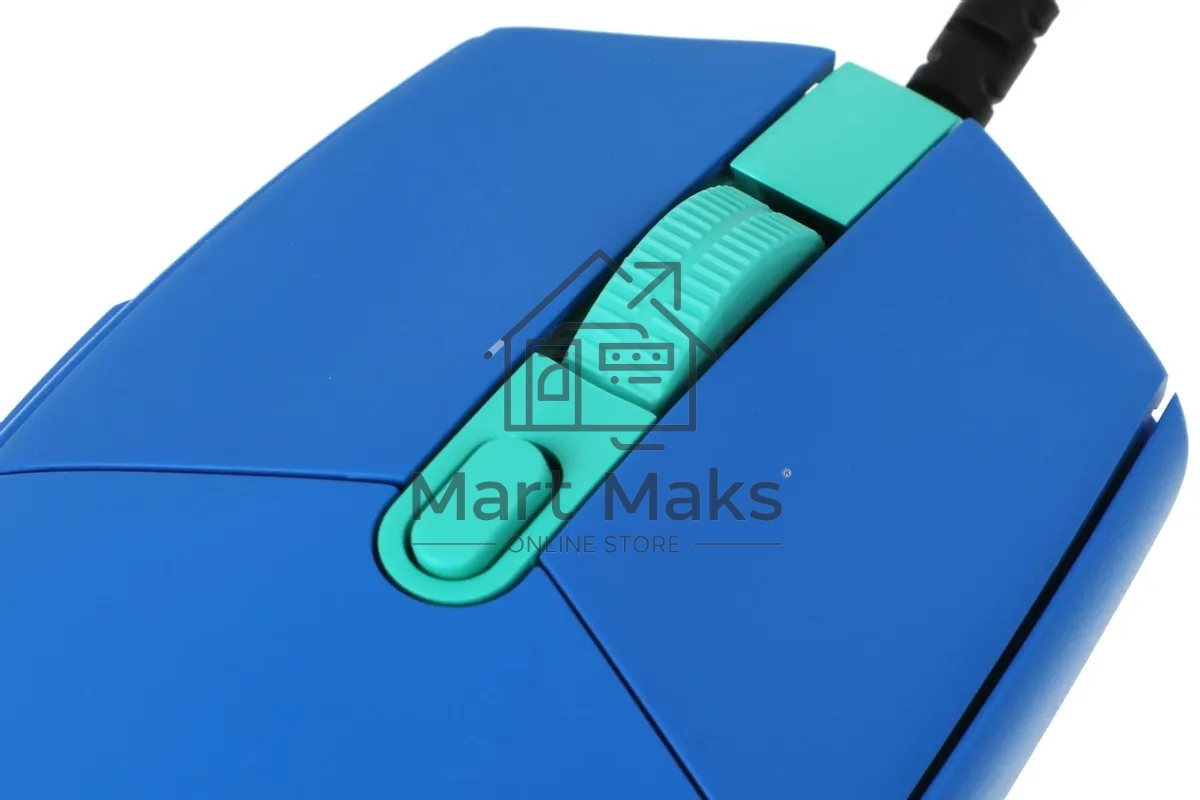 Мышь проводная Logitech G102 LIGHTSYNC синий, 8000 dpi, USB, кнопки - 6