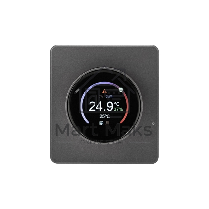 Терморегулятор Kranz KR-78-0728-2 ROUND Wi-Fi с/у титан