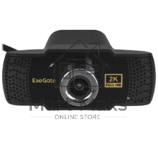 Веб-камера ExeGate BusinessPro C922 2K 2560x1440, 30 кадр/с, USB Type-A, микрофон (шумоподавление), универсальное крепление, штатив в комплекте