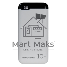 Внешний аккумулятор 10000mAh Smart 3USB Type-C 3A PD 20W+QC3.0 быстрая зарядка More choice PB32S-10 белый