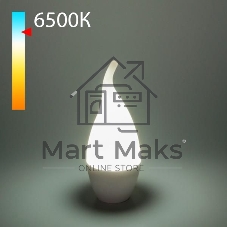 BLE1433/ Светодиодная лампа Свеча на ветру СDW LED D 8W 6500K E14
