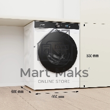 Стиральная машина Gorenje WG8X4AT4, белая, загрузка фронтальная 10.5 кг, 1400 об/мин, класс: A+++