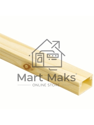 Кабель-канал 12х12 L2000 пластик ЭЛЕКОР сосна ИЭК CKK10-012-012-1-K34