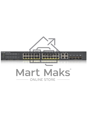 Коммутатор Zyxel NebulaFlex GS192024HPV2-EU0101F 24G 24PoE+ 375W управляемый