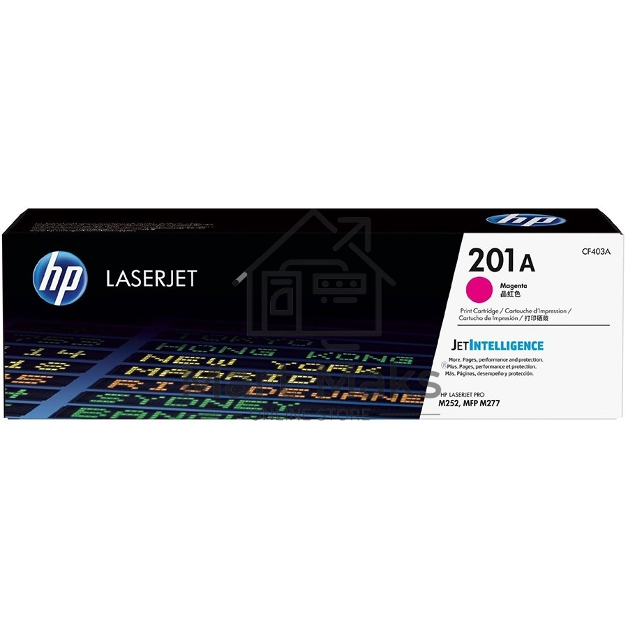 Тонер Картридж HP 201A CF403A пурпурный для HP CLJ Pro M252/M277 (1400стр.)