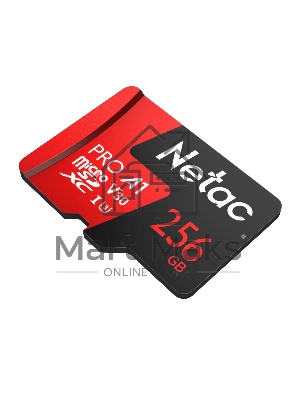 Флеш карта NeTac Карта памяти Netac MicroSD P500 Extreme Pro 256Gb, Retail version card only