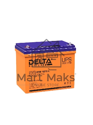 Батарея Delta DTM 1275 L (12V, 75Ah)