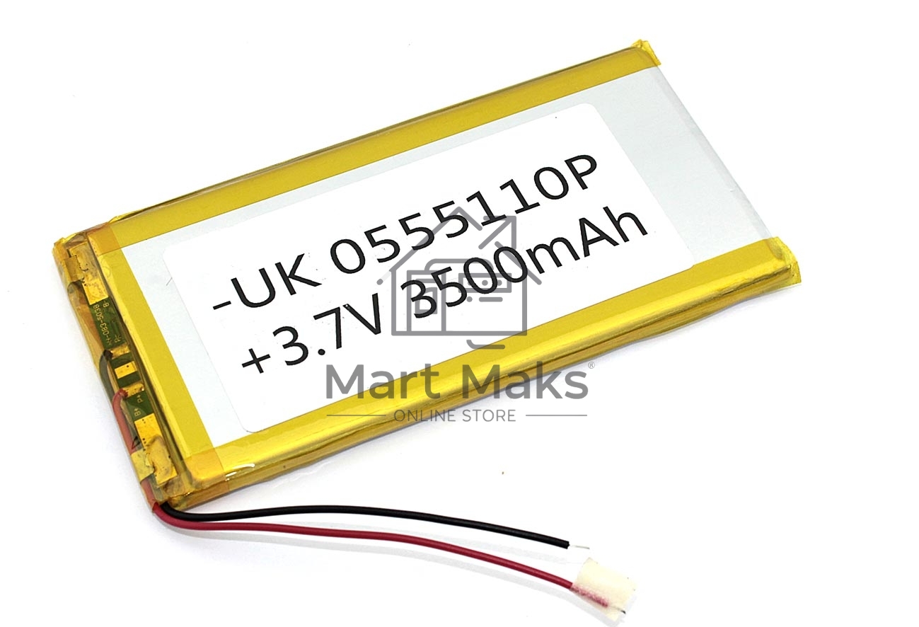 Аккумулятор Li-Pol (батарея) 5*55*110мм 2pin 3.7V/3500mAh