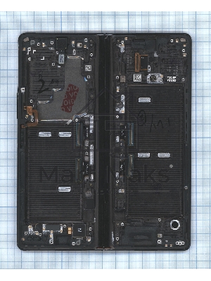 Дисплей для Samsung SM-F916B Galaxy Z Fold 2 в сборе с тачскрином (внутренний) черный