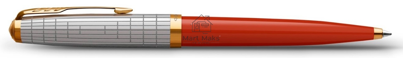 Ручка шариковая Parker 51 Premium (CW2169073) Red Rage GT M, черные чернила, подарочная коробка