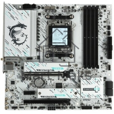 Материнская плата MSI B850M GAMING PLUS WIFI6E, AM5, AMD B850, 4xDDR5, 4xSATA, 2xM.2, 1xPCIe 4.0 x16, 2xPCIe x1, 1xDP, 1xHDMI, 1x2.5Gb LAN, Wi-Fi 6E, Bluetooth 5.3, 4xUSB-A 5Gbps, 3xUSB-A 10Gbps, 1xUSB-C 10Gbps, 3x3.5 мм, 7.1, mATX