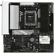 Материнская плата ASRock B850M PRO RS WIFI, AM5, AMD B850, 4xDDR5, 4xSATA, 3xM.2, 1xPCIe 5.0 x16, 1xPCIe 3.0 x4, 1xDP, 1xHDMI, 1x2.5Gb LAN, Wi-Fi 6E, Bluetooth 5.2, 1xUSB-C 10Gbps, 1xUSB-A 10Gbps, 2xUSB-A 5Gbps, 4xUSB-A 2.0, 3x3.5 мм, 7.1, mATX
