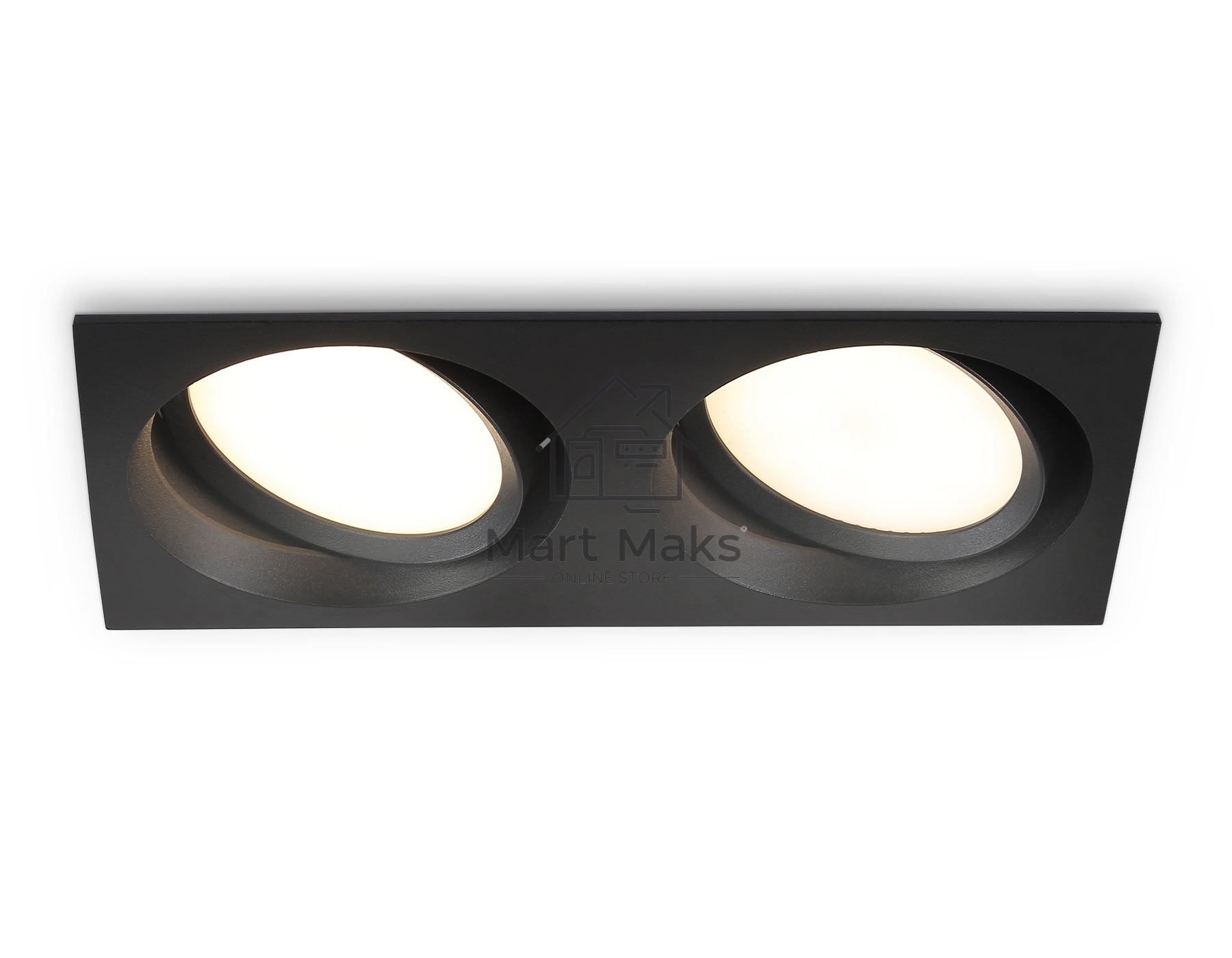 Светильник Ambrella light TN52235/2 BK черный IP20 GX53/2 220*110*44