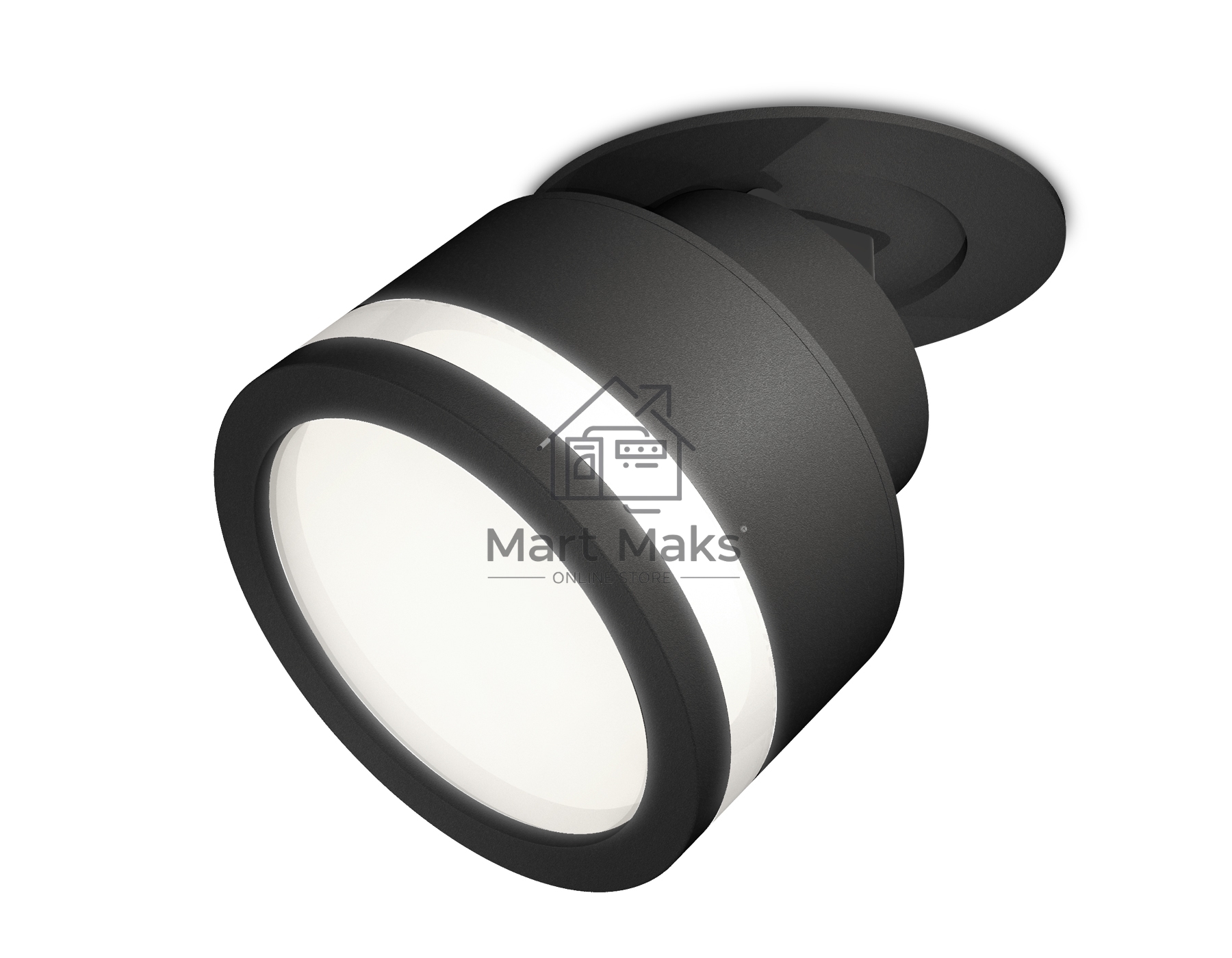 Светильник Ambrella Light XM8102522 SBK/FR черный песок/белый матовый GX53 (A2242, A2106, C8102, N8415)
