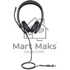 Гарнитура проводная Yealink UH48 Dual UC USB-C/A 1308152