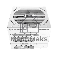 Блок питания RAIJINTEK AMPERE II 850W, 850Вт, 80+ Platinum, 120мм, модульный, белый