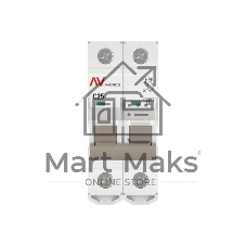 Выключатель автоматический Averes AV-6 2P 25A (C) 6kA