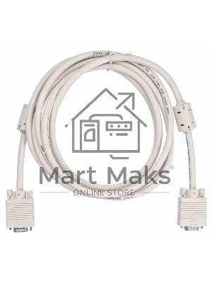 Кабель Buro CAB016S-10 VGA (m) VGA (m) 3м феррит.кольца серый