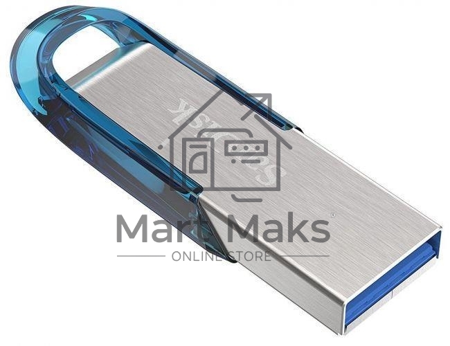 Флешка USB R/W R/W 128GB SanDisk CZ73 Ultra Flair, USB 3.0, Tropical Blue