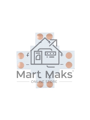 Плата соединительная (X) для одноцветных светодиодных лент шириной 8 мм LAMPER