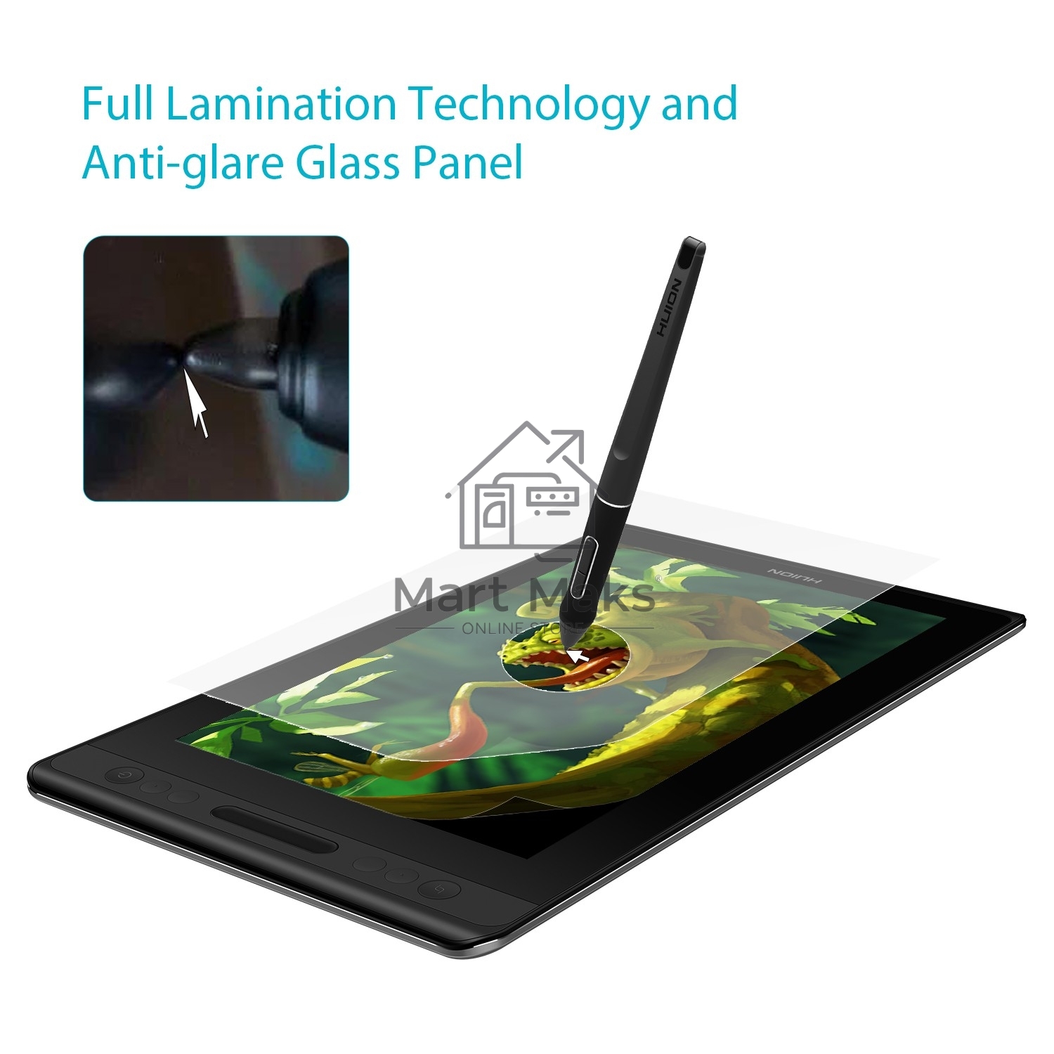 Интерактивный дисплей Сенсорный монитор Huion KAMVAS Pro 12