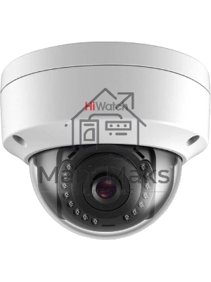 Видеокамера IP Hikvision HiWatch DS-I252 4-4мм цветная корп.:белый