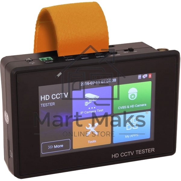 Универсальный наручный монитор-тестер Tezter TIP-H-4(Hand) AHD/CVI/TVI/CVBS и IP-видеосистем