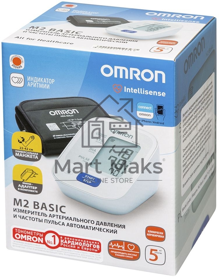 Тонометр автоматический Omron M2 Basic