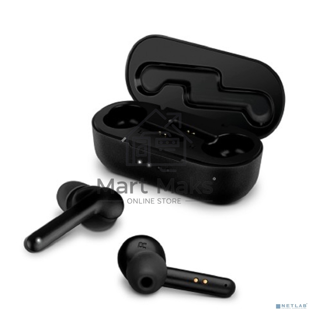 Беспроводная гарнитура SVEN E-700B, черный (Bluetooth, TWS, зарядный кейс)