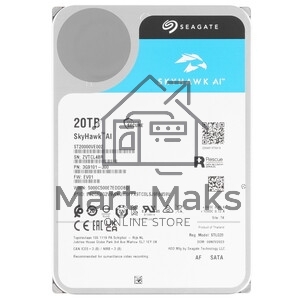 Жесткий диск HDD Seagate SkyHawk AI 20Tb 7200rpm SATA-III 256Mb 3.5