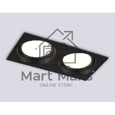 Светильник Ambrella light TN52235/2 BK черный IP20 GX53/2 220*110*44