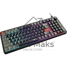 Клавиатура MSI GK110 черный/серый USB for gamer LED (S11-04RU258-HH9)