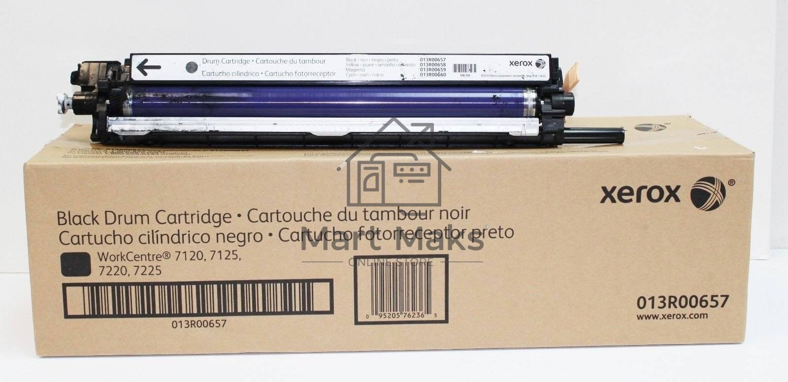 Барабан XEROX 013R00657 WC7120 Black Drum Cartridge (67K) GMO