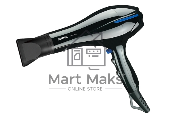 Фен Centek CT-2227 Professional 2200Вт, мощный AC мотор, 5 режимов, 2 концентратора