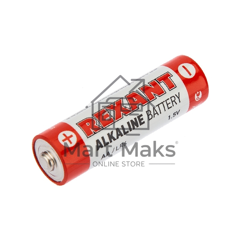 Алкалиновая батарейка AA/LR6 1,5 V Rexant