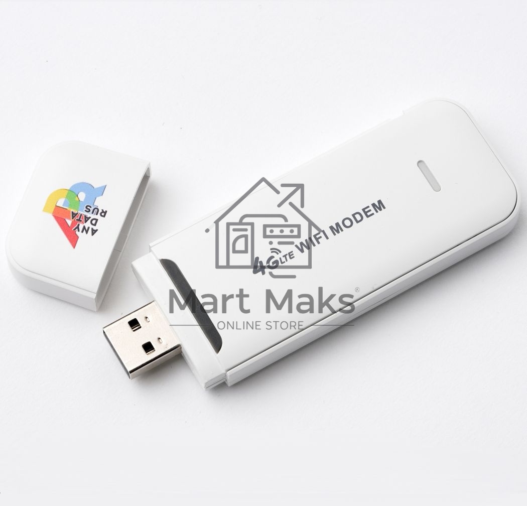 Модем 3G/4G Anydata W150 USB Wi-Fi Firewall +Router внешний белый