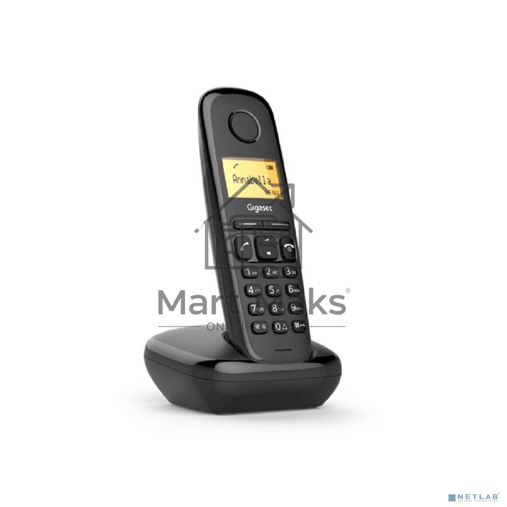 Радиотелефон Dect Gigaset A170 SYS RUS черный АОН