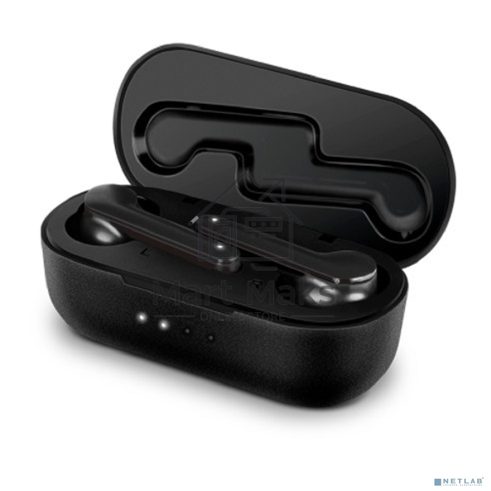 Беспроводная гарнитура SVEN E-700B, черный (Bluetooth, TWS, зарядный кейс)