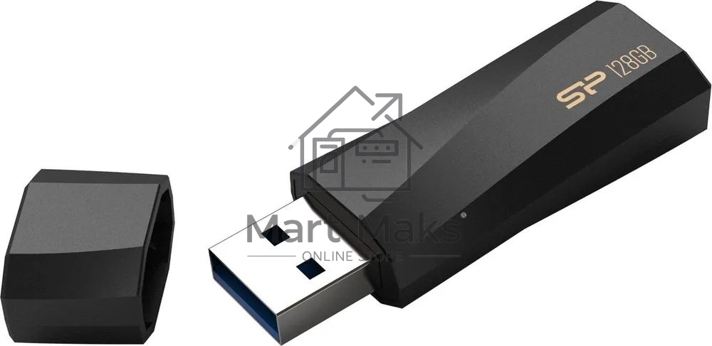 Флешка USB R/W Silicon Power R/W 128GB Blaze B07 Type-A USB 3.2 Gen 1, Black