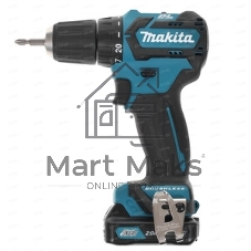 Дрель-шуруповерт Makita DF332DWAE, 12 В, 2 Ач, 35 Нм, бесщеточный