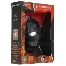 Мышь проводная Gembird MG-770 черный, 3200 dpi, USB, кнопки - 7