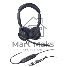 Гарнитура Yealink UH46 Dual UC чёрный, проводная, USB