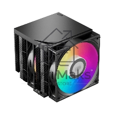 Кулер для процессора PCCooler RT720 TC ARGB BK (270W, 4-pin PWM, 157.5mm, Al/Cu, 7x6mm, ARGB, 2x120mm, 73.32CFM, 34.9dBA, 2200RPM, S: 1851/1700/1200/115X, AM5/AM4, black)