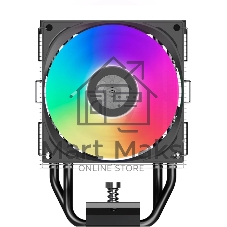 Кулер PCCooler R400 ARGb черный 92мм алюминий+медь 2200r m 30db 4-pin 180W 133мм